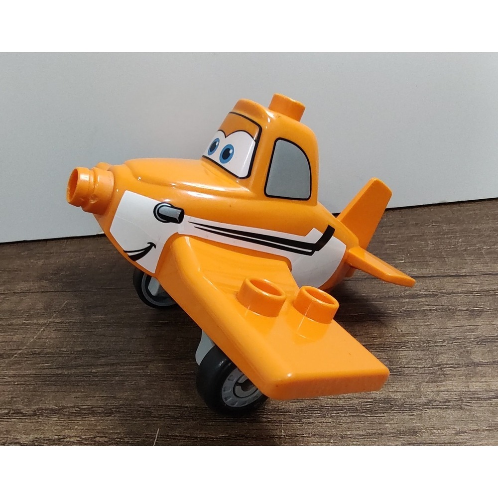 Lego Duplo Figure Disney Planes Building Blocks DUSTY CROPHOPPER Shell Wheels